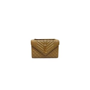 YSL envelope medium in grained leather